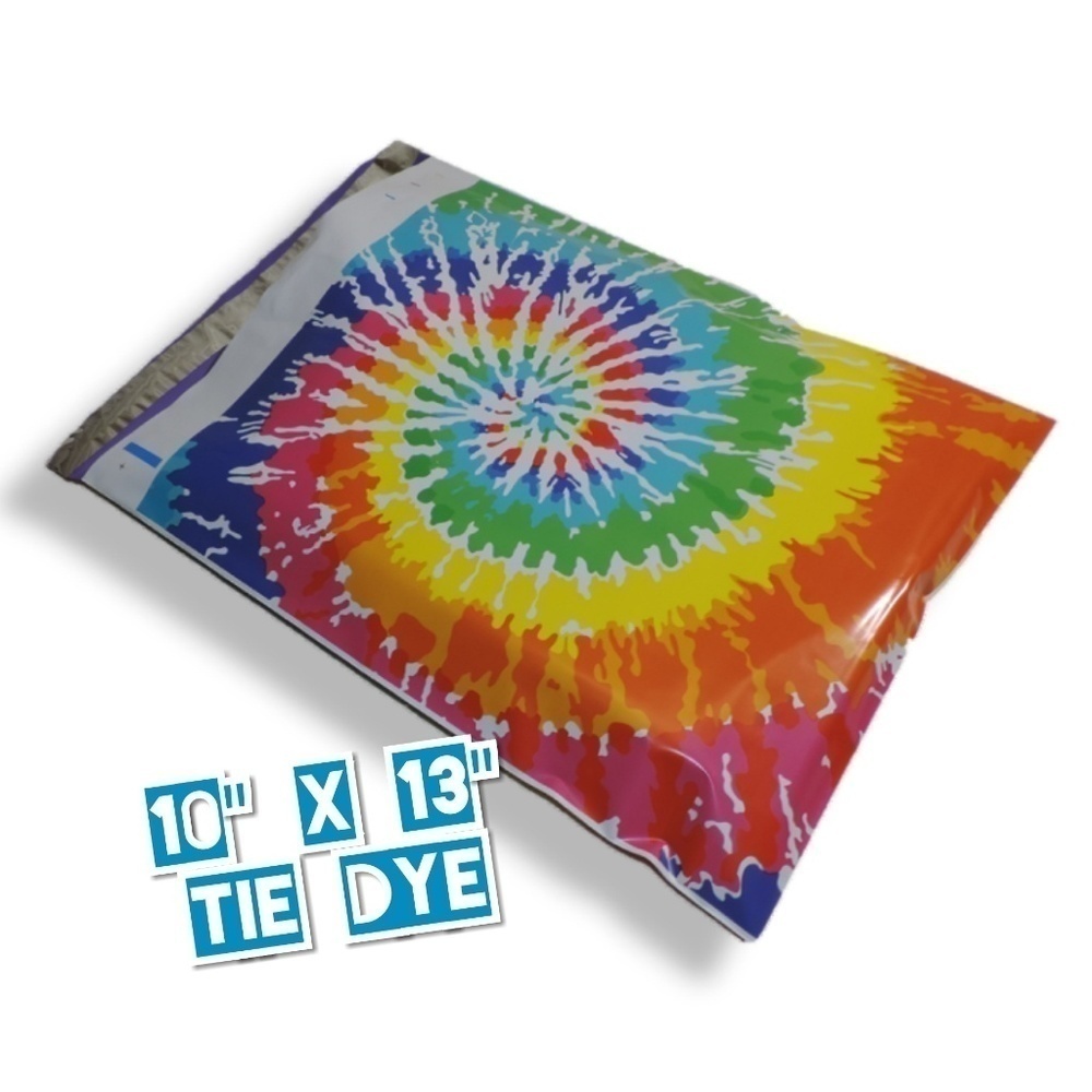 50 Tie Dye Poly Mailers 10"x13" - Picture 3 of 3